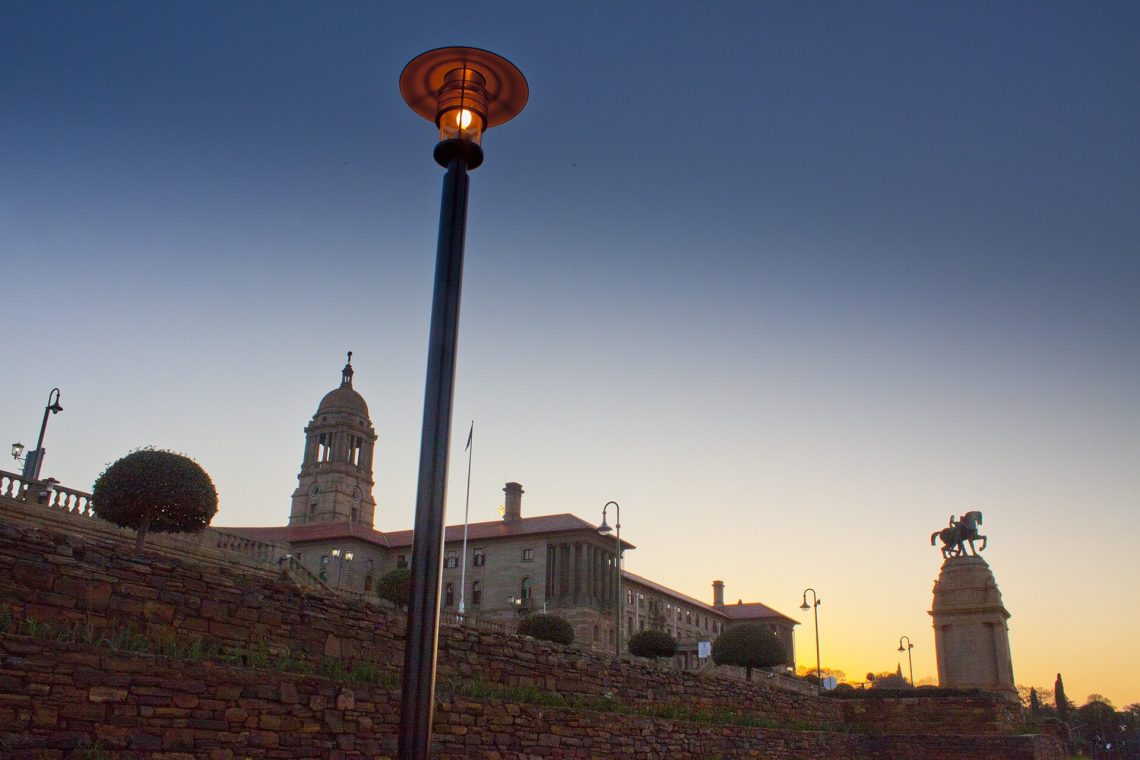 Union Buildings in Pretoria, seat of South African government